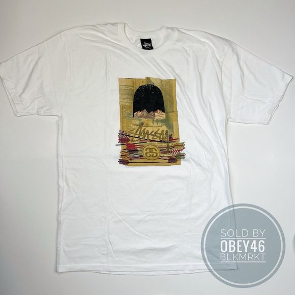 Stussy Other - Stussy Arrow Graphic Print Shirt White Size L